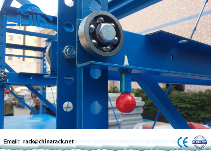 Blue Heavy Duty warehouse storage racks Conveniently Assembling Type