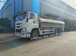 10 wheels 6X4 ISUZU truck with 20000 liter stainless steel milk tanker