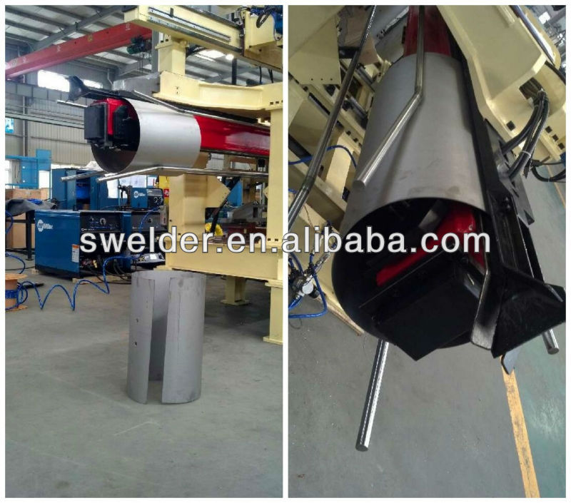 Full Automatic Integrated Longitudinal Welding Machine 3000KG Internal Seam Welding Machine