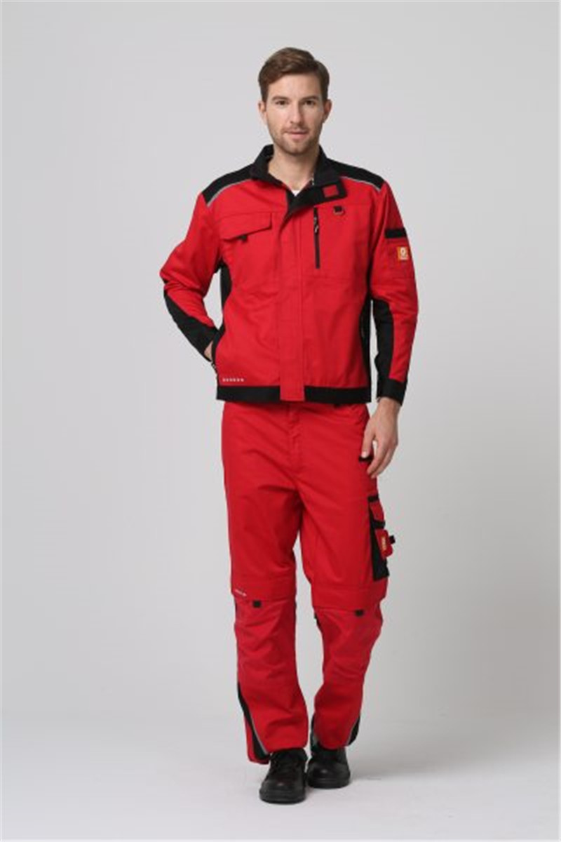 Outside 250gsm Mens Work Uniforms Microfleece Inside Spring Work Jackets