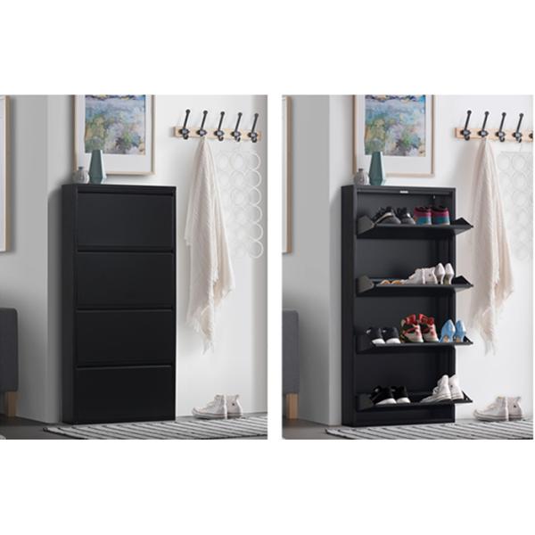 Keda 0.6mm Plate H1500mm Lockable Shoe Cabinet