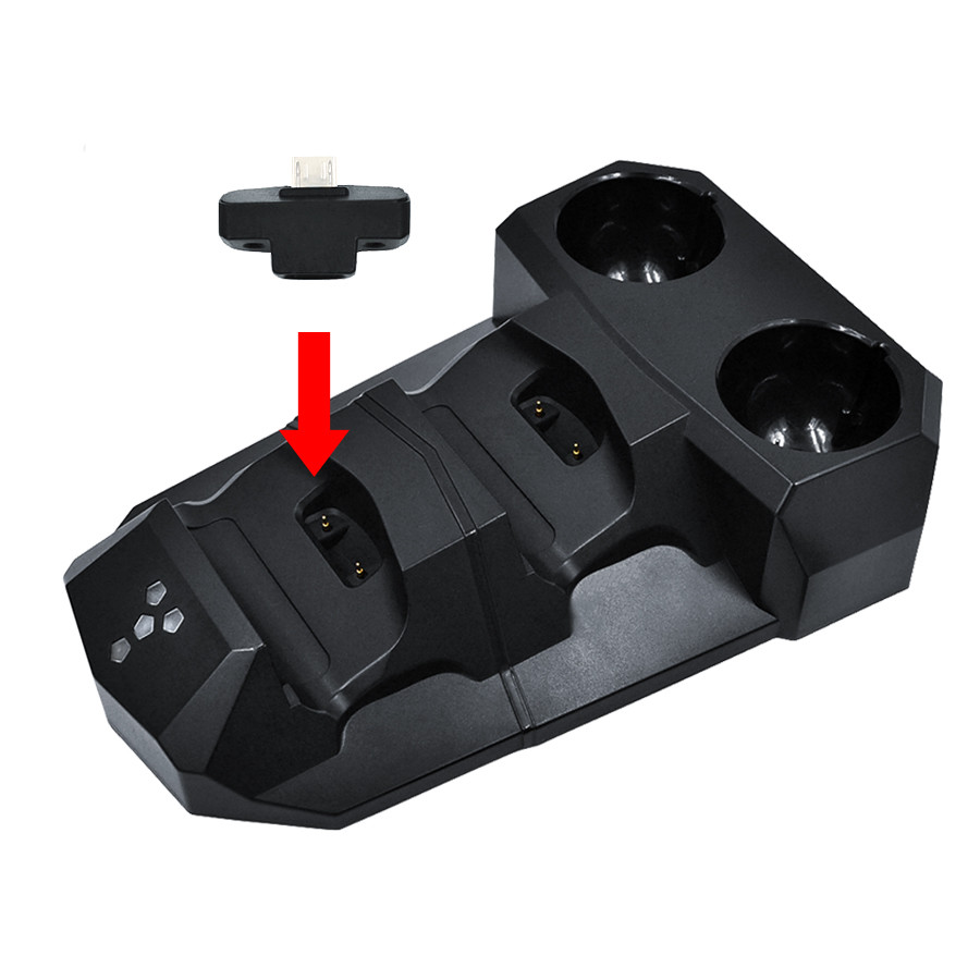 New Private Model 4 in 1 use Dual Charging Dock Station For Sony PS4 Controllers and PS Move
