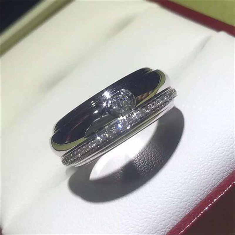 Luxury jewe factory ring 18k gold white gold yellow gold rose gold diamond ring