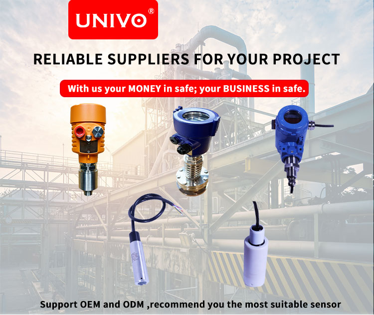 UBPT500-601T Customized Level Gauge Pore Water Pressure Sensor 0.5-100m 0-1000KPa