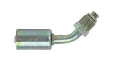 Auto A/C Hose Clamp Straight Connector With R134a Refrigerant Valve/Through Pipe Aluminium Fittings with R134a Valve