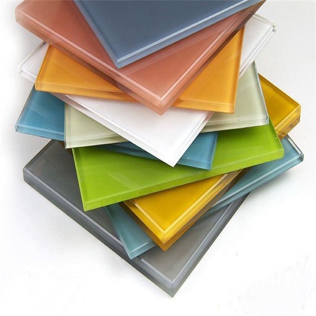 Double Coated Back Painted Lacquered Glass for Kitchen Interior Decoration