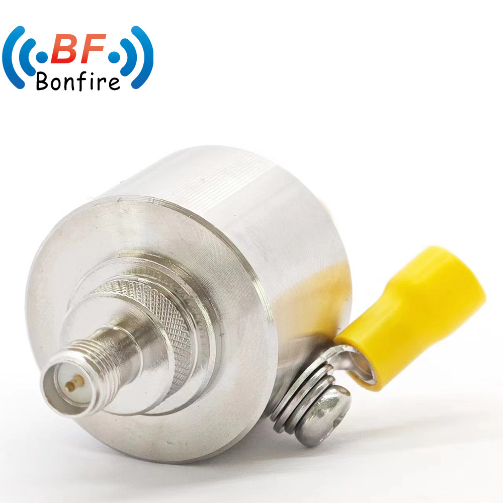 698-3800MHz F Type RF Lightning Arrester Double Dual Female Audio F Jack to F Jack Coaxial Cable Television Surge Protector Arrestor RF Arrester