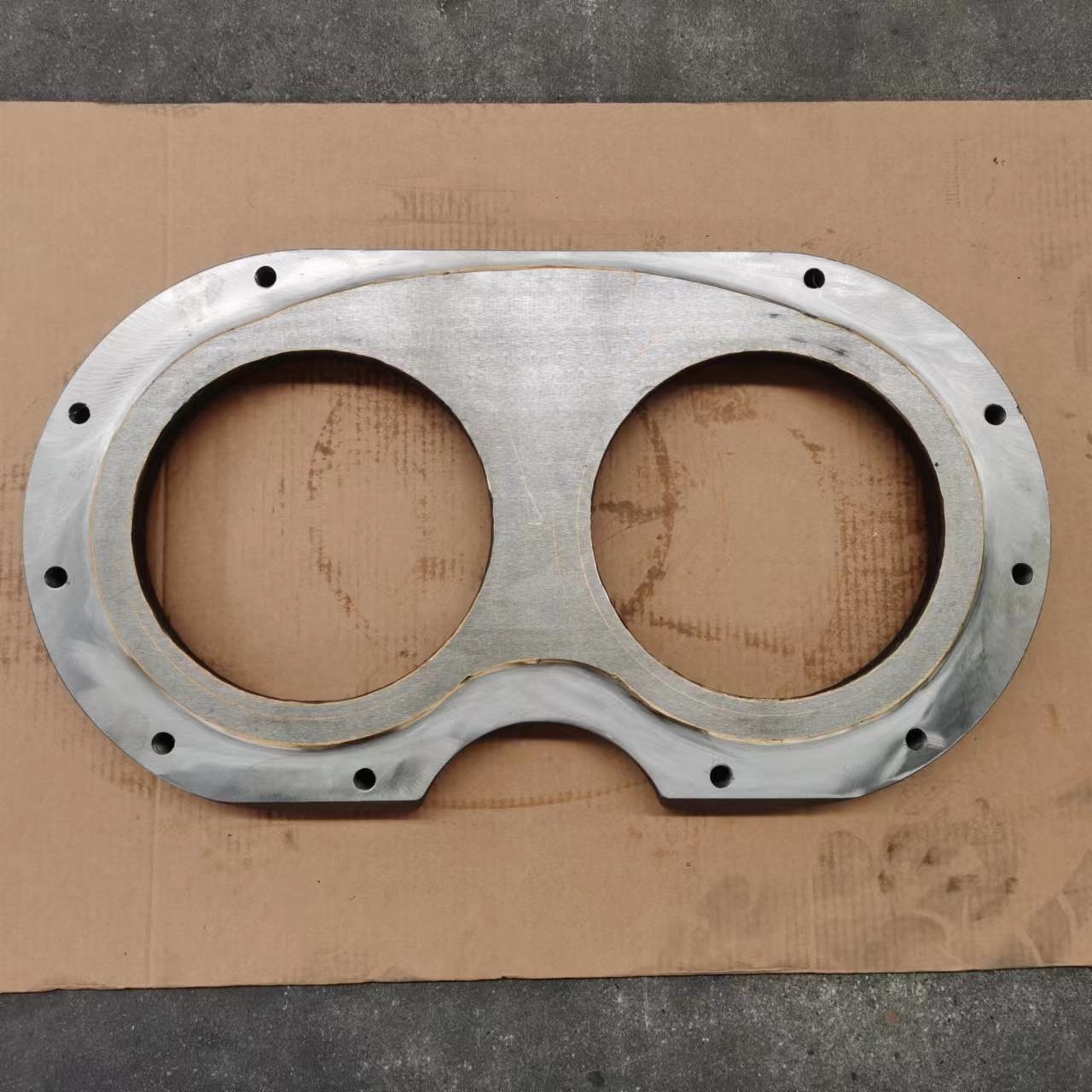 Custom SCHWING Concrete Pump Spare Parts 260mm Spectacle Plate