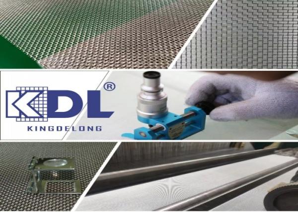 High Quality SS304 316 Stainless Steel Square Metal Woven Sieving Screen Filter