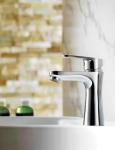 Modern Bathroom Wash Basin Faucet Brass Chrome with Ceramic Valve