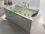Freestanding Jacuzzi Hydromassage Bathtub 1 Person Eco Friendly Material