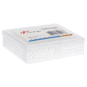 China 100% Cotton 100 Pcs Plastic Stick Baby Safety Cotton Buds wholesale