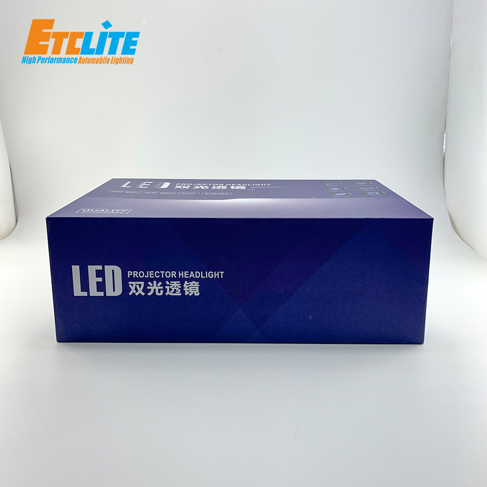 16V Projector Lens Headlight , 55W Dual Beam Projector 9600LM