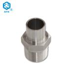Male Hexagon AFK Stainless Steel Tube Adapter Forged Threaded