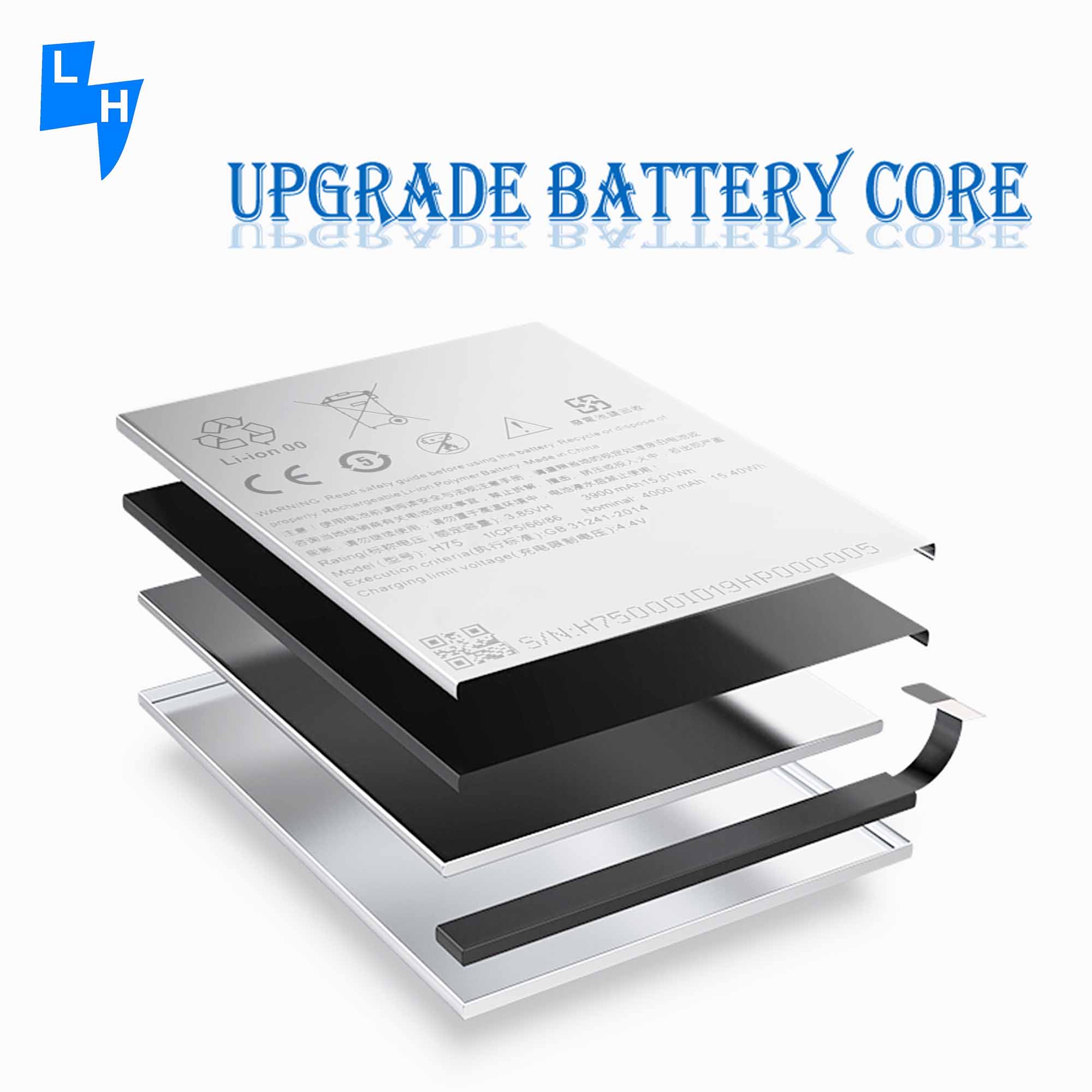 4000mAh Mobile Phone Battery for HTC H75 Long-lasting and Rechargeable