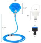 Silicone Dog Shower Sprayer Sustainable Dog Hair Grooming Kit