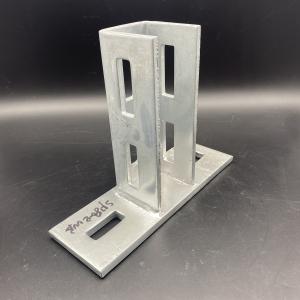 China Galvanized Steel 40x12mm Slotted Custom Square Channel Accessories wholesale