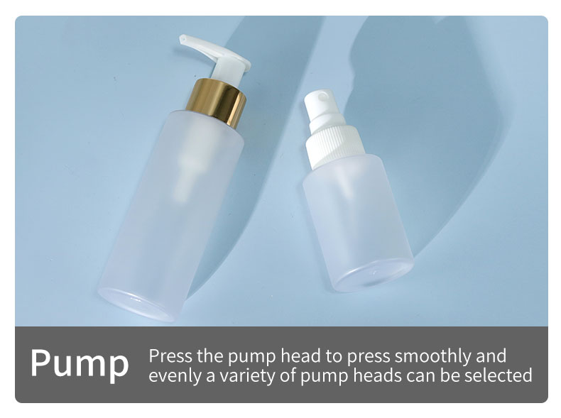 150ml 200ml PET Plastic Bottle with Pump for Luxury Bottle Skincare Face Cream Body Lotion and Serum Oil Screen Printing