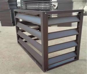 China High Durability Aluminum Louvers Custom Aluminium Blinds Outdoor wholesale