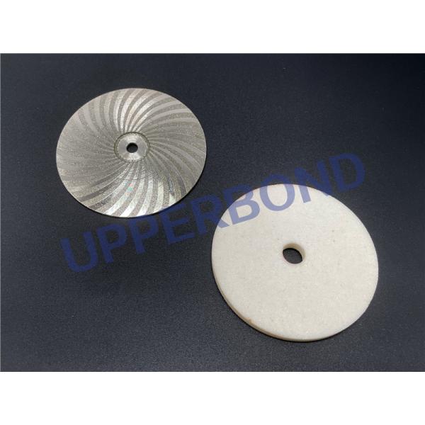 White Round Sharpening Grinding Wheel For MK8 MK9 Tobacco Machinery