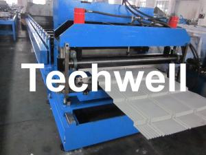 China Minimalist Steel Tile Roll Forming Machine For Material Thickness 0.2 - 0.75mm wholesale