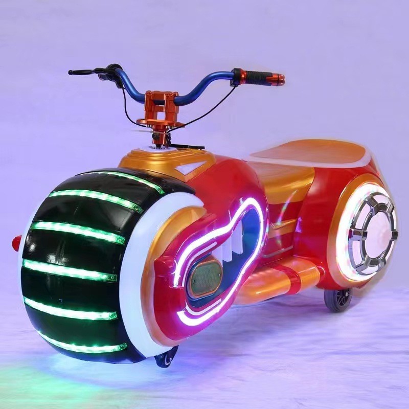 Electric Theme Amusement Park Cars Reverse Motorcycle Ride Game Machine