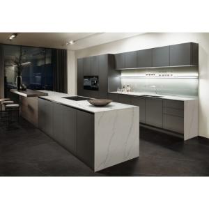 China Antibacterial Quartz Overlay Countertops Anti Pollution Quartz Kitchen Top wholesale