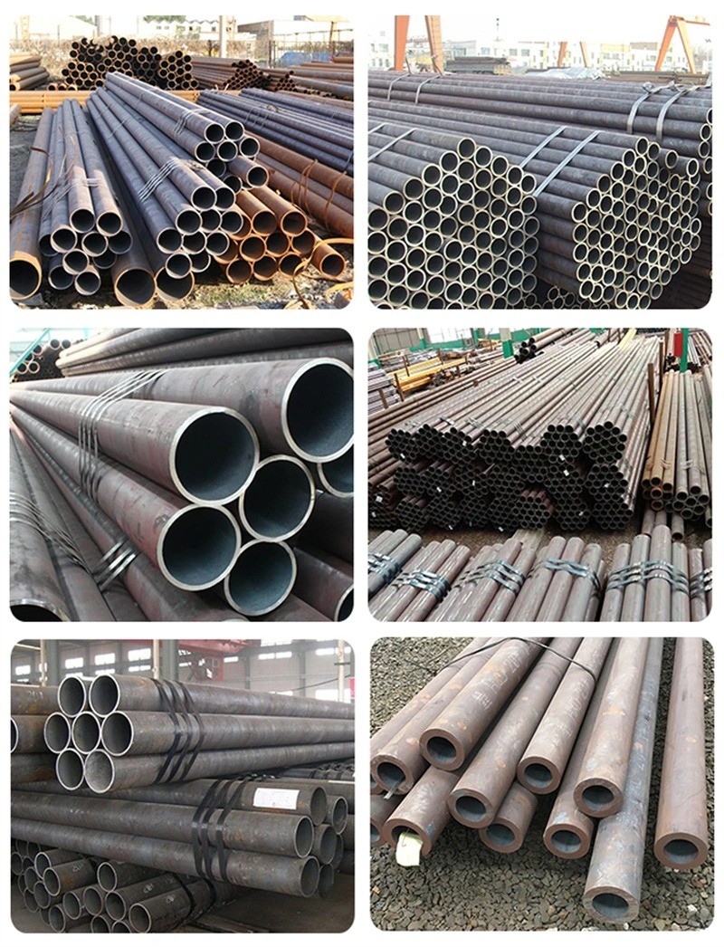 Railing 6m SS Round Black Mild Steel Pipe A106b A53b Q345b
