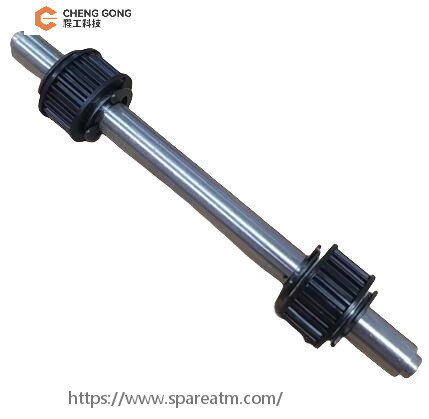 497-0517268-58 Fujitsu GSR50 Platform 21 Toothed Shaft Assembly Fujitsu Atm Machine Spare Parts