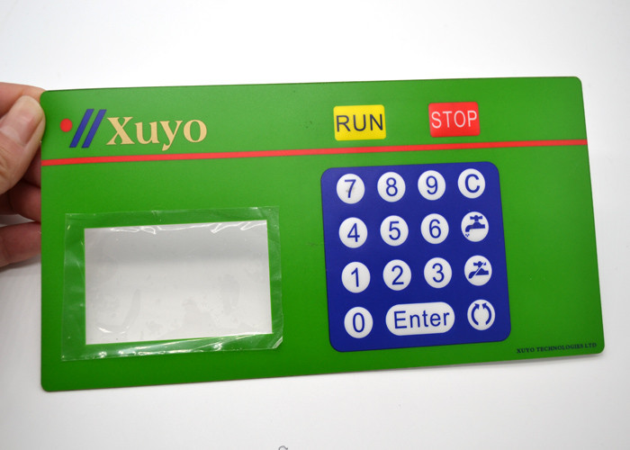 PET Material Embossed Membrane Keypad Electrical Switch For Running Machine
