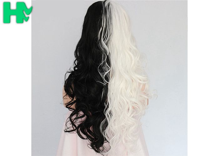 Custom Made Wild Synthetic Cosplay Wigs / Medium Cap Size Artificial Hair Extensions