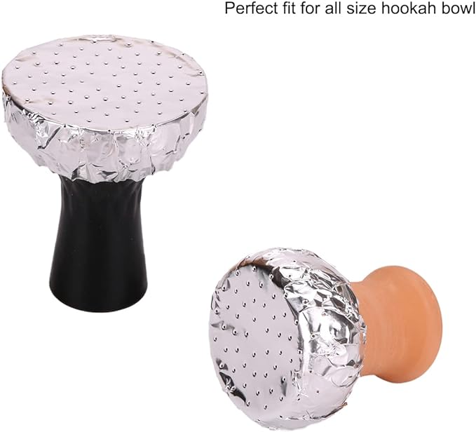 Customized Length and Logo Hookah Foil Sheets 50 Pcs for Perfect Shisha Smoking Experience