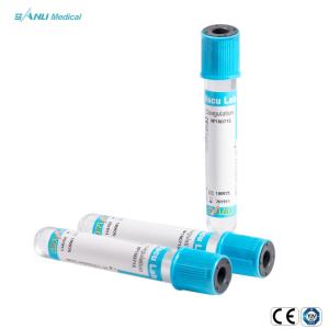 China 10ml Medical Vacuum Coagulation Blood Test Tube Disposable CE 13x75mm wholesale
