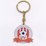 Two Sides Souvenir Keyrings , Silver Nickel Plated Personalised Promotional