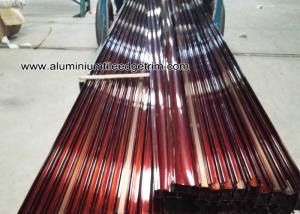 China Custom Extruded Aluminum Extrusions / Profiles For Sliding Door Wood Grain Effect wholesale