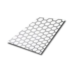 China Hexagonal Perforated Stainless Steel Sheet 2mm 3mm Thick wholesale