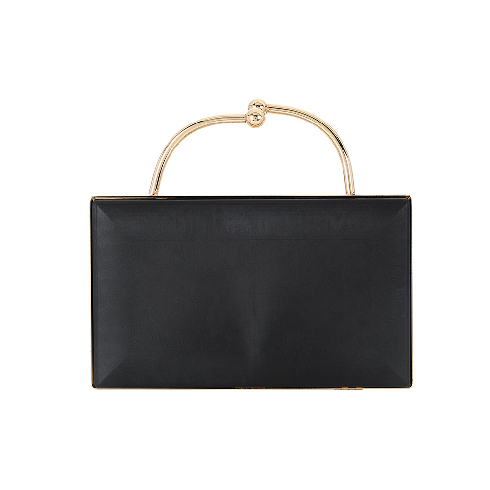 18*12cm Gold Kiss Clasp Minaudiere Clutch Frame With Covers