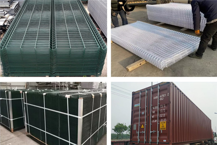 Customizable 3d Welded Wire Fence 1530mm Height Hot Dipped Galvanized