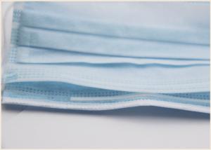 China Hypoallergenic Disposable Face Masks , Disposable Blue Mask Latex Free wholesale