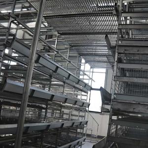 China Automatic Chicken Farm Equipment , 380V U Shape Steel Hi Tech Chicken Cage wholesale