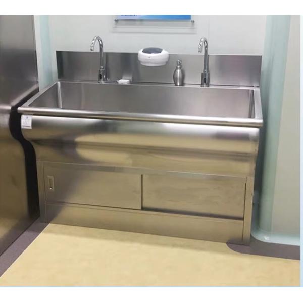 1.5mm Medical Stainless Steel Sink 500ml/H Medical Wash Hand Basin SUS304