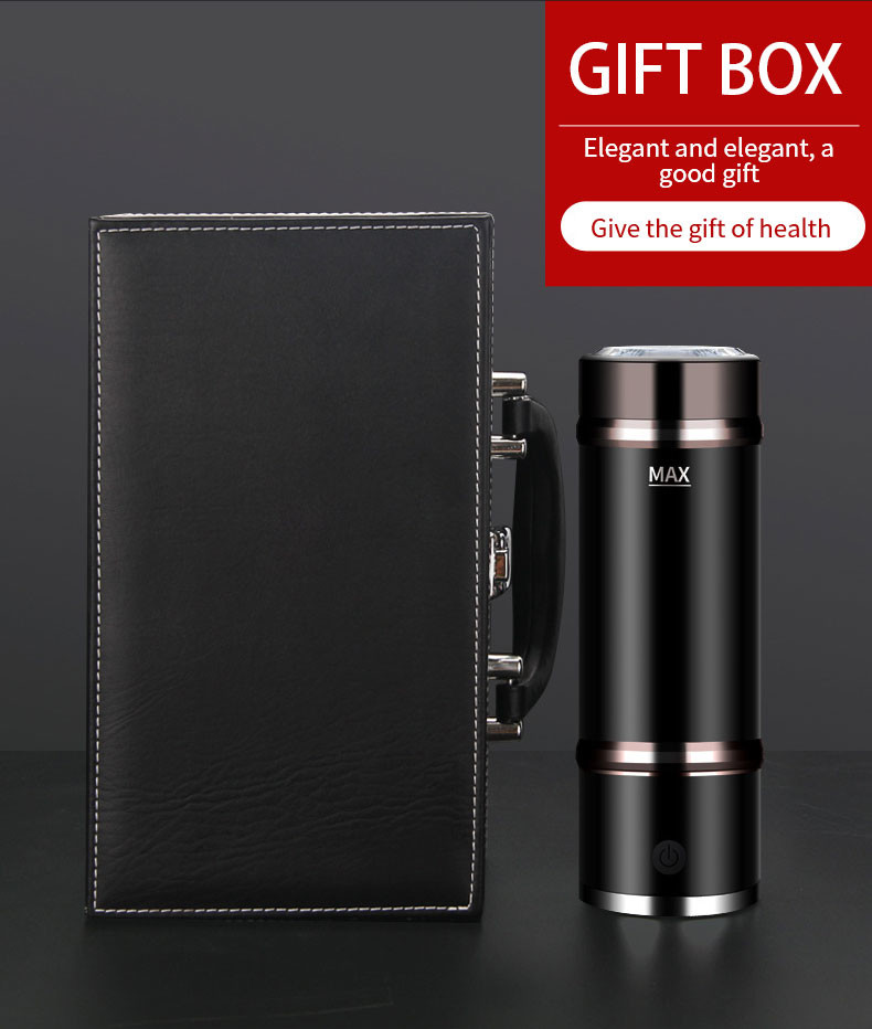 3 Minutes Automatic Electrolysis Portable Hydrogen rich water dispenser and inhaler Cup