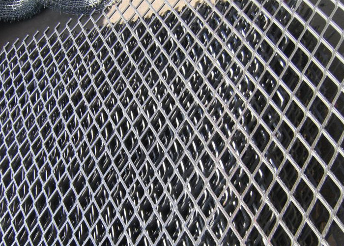 Galvanized Expanded Metal Mesh Diamond Opening 1.188x2.5 Inch