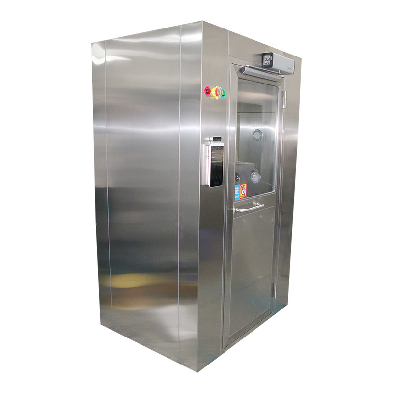 Double Blowing Stainless Steel Air Shower , Single Person Air Jet Shower