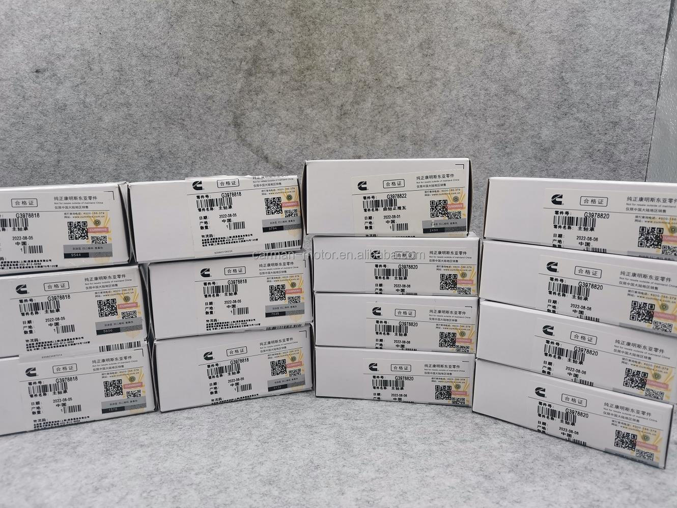 Steel Cummins 6BT 5.9 Truck Engine Parts 3357480 3978822 3978818 3978820 4955352 Crankshaft Bearing Main Bearing Bush
