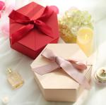 15*13*10cm Hexagon Paper Wedding Gift Box Packaging