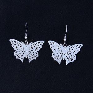 China Fashion High Quality Ladies Women Girls Stainless Steel Earrings LEF34 wholesale