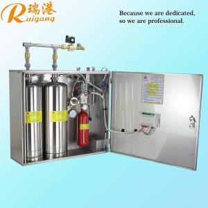 China Low Pressure Kitchen Hood Suppression System For Edible Oil Fires With Stainless Steel Cylinder wholesale