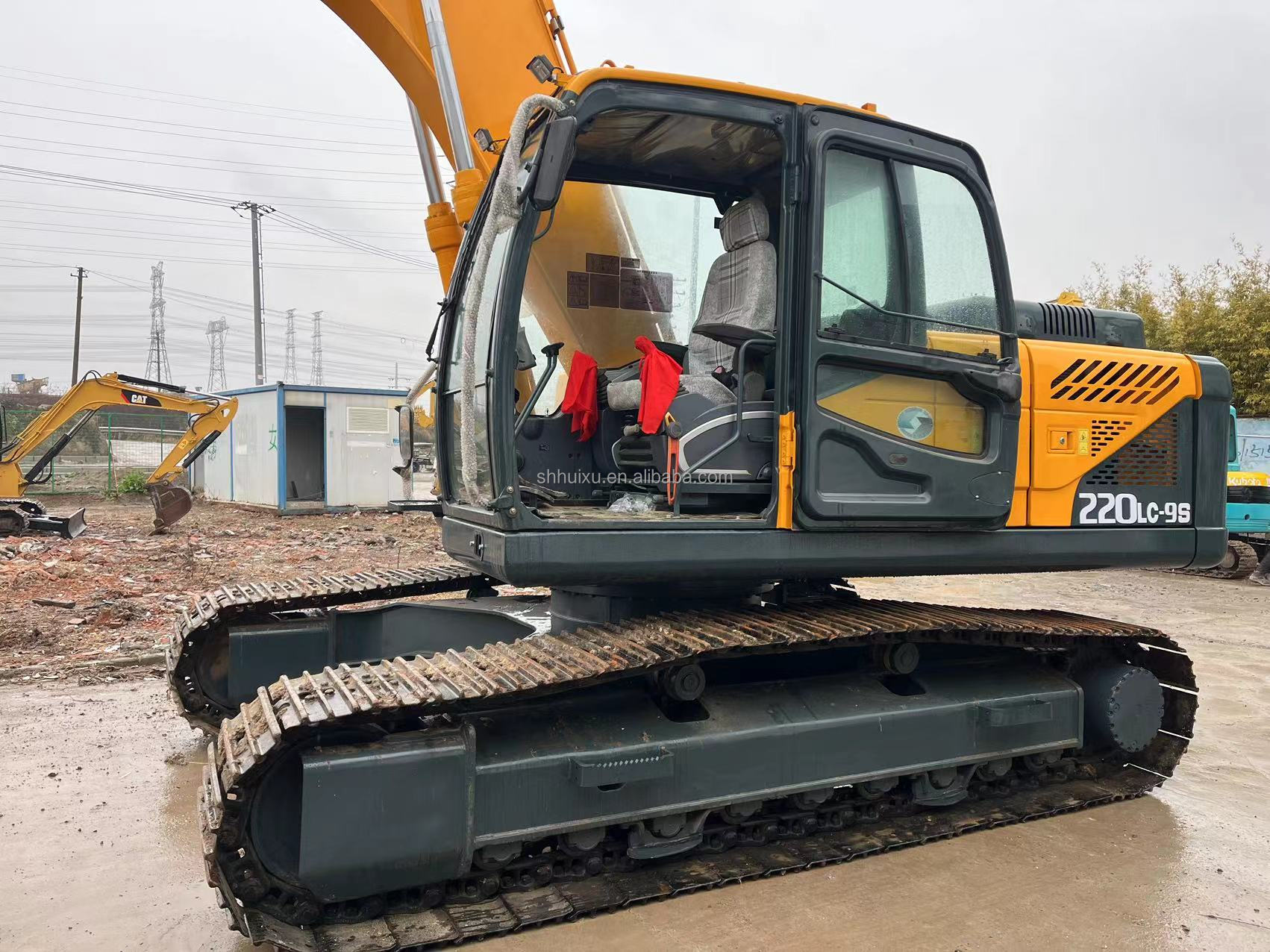 Second Hand Hyundai 225-7 305C-9 Excavator Used Construction Machinery