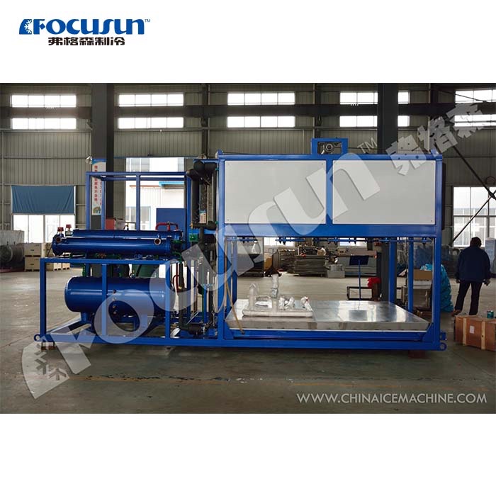 Video Outgoing-Inspection Provided High Productivity Direct Cooling Block Ice Machine